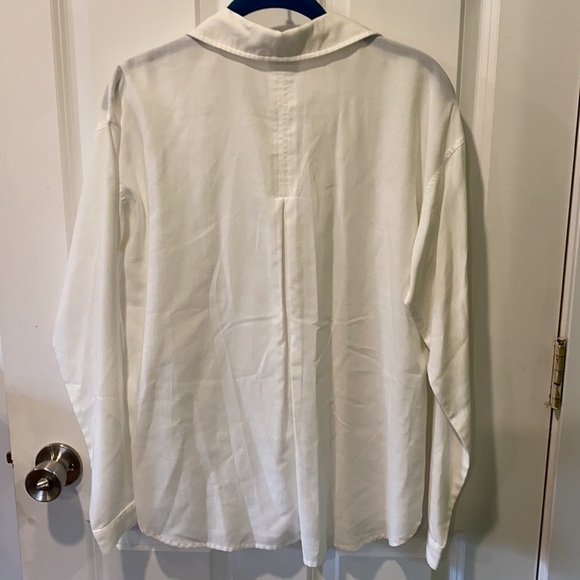 Grade & Gather Soft White Button Down Shirt EUC - Picture 6 of 12
